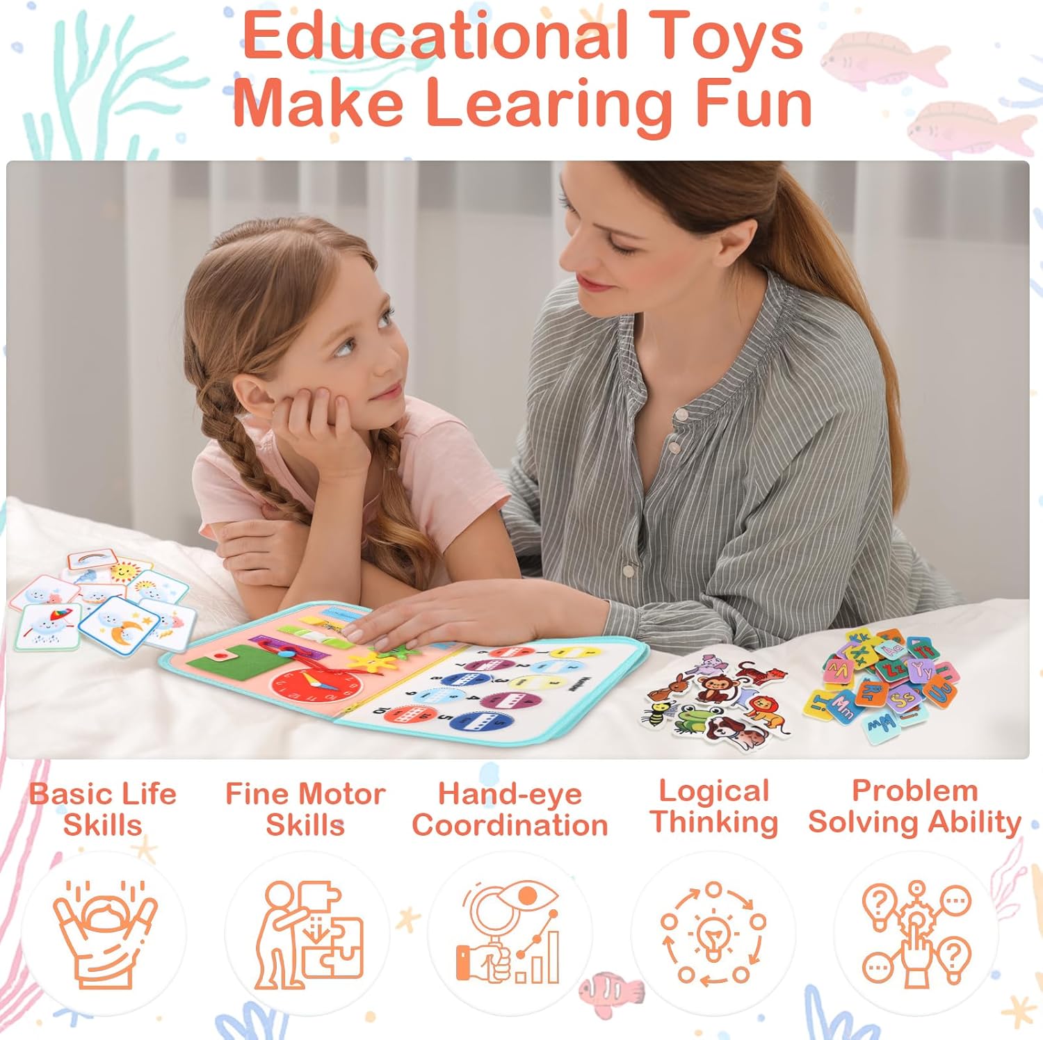 Montessori Busy Board for Toddlers 🧠🎨