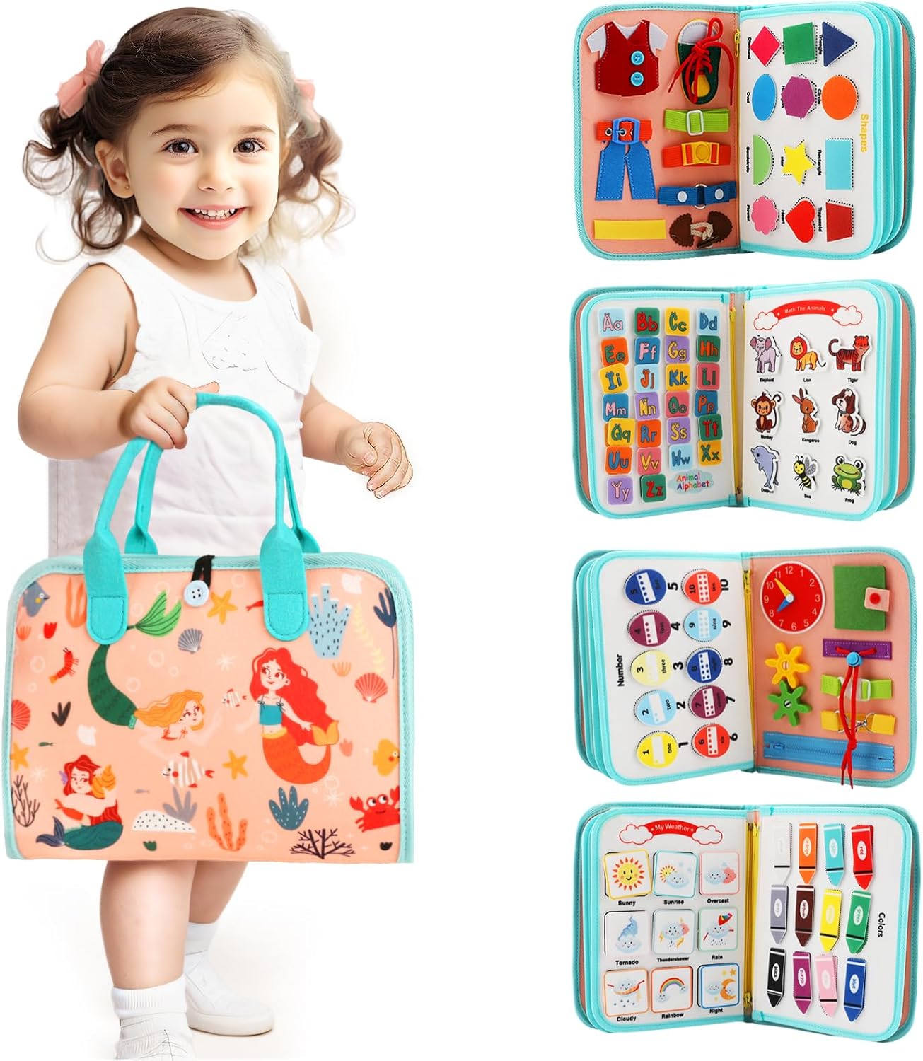 Montessori Busy Board for Toddlers 🧠🎨